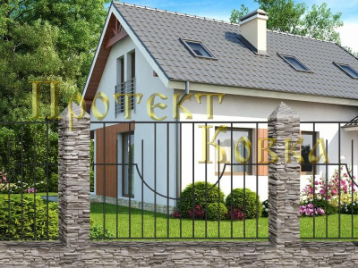 Кованый забор Базовый №1-03