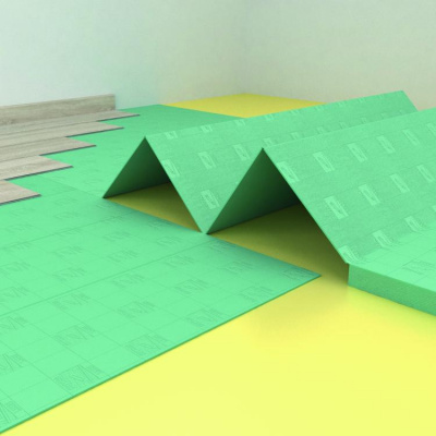 Подложка Arbiton полистирол гармошка 3 мм Aquastop