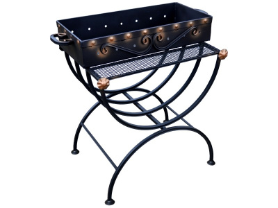 Мангал гном с дровницей