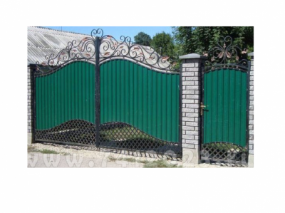 Ворота кованые №22