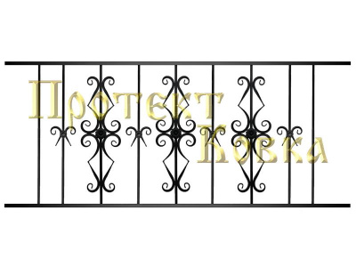 Кованые перила ПБЛ Р7