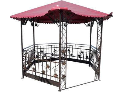 Кованая беседка Аркадия 6-ти гр., диаметр 3м Кованая беседка Аркадия 6-ти гр., диаметр 3м