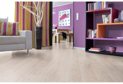 Ламинат Kronostar Galaxy D2873 Дуб Вейвлесс Белый