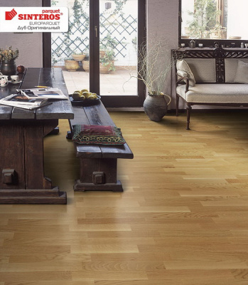 Паркетная доска Sommer Europarket Дуб Ориджинал трехполосная