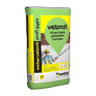 Штукатурка гипсовая Weber Vetonit Профи Гипс 30кг