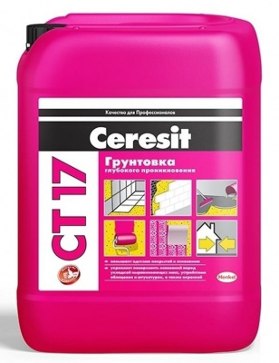 Грунтовка глубокого проникновения Ceresit СТ 17 (10л)