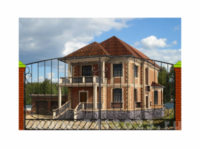 Калитка к кованым воротам №10 "Афродита"