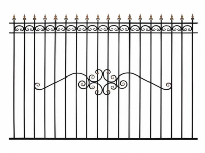 Кованый забор секция К-15.3