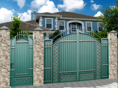 Античные кованые ворота