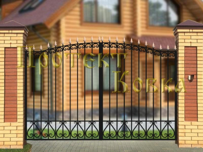 Кованые ворота №24