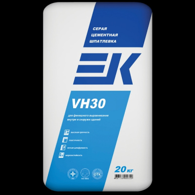 Шпаклевка цементная ЕК VH30 фасадная (20кг)