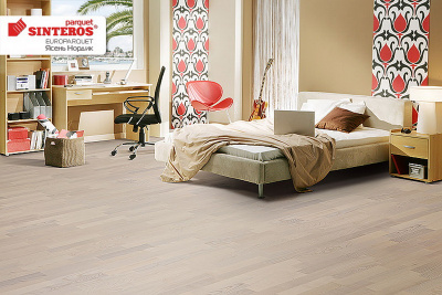 Паркетная доска Sommer Europarket Ясень Нордик трехполосная