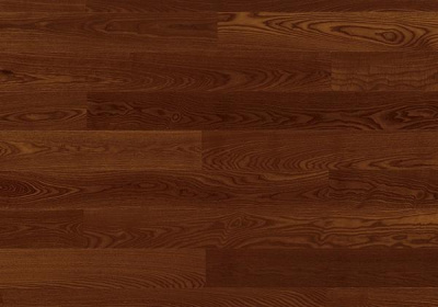 Паркетная доска Tarkett Tango Ясень Коньяк Глянец Однополосная