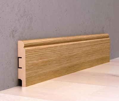 Плинтус Decomaster Дуб Прованс 2400х80х16 мм (Artiva)