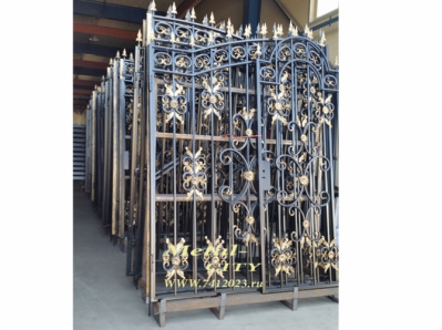 Ворота кованые №40