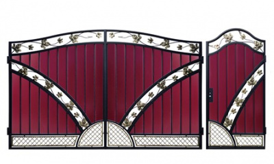 Ворота кованые №58