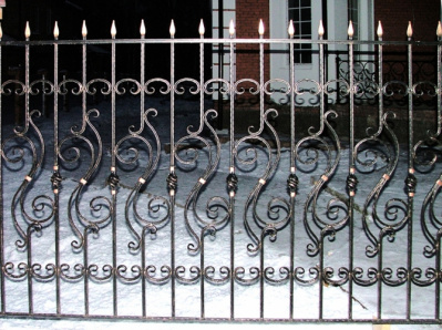 Кованый забор секция КФ-15.1