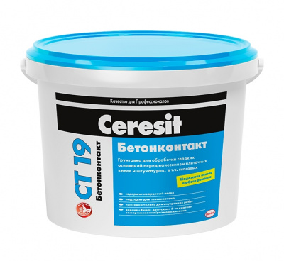 Грунтовка Ceresit CT 19 Бетонконтакт (5кг)