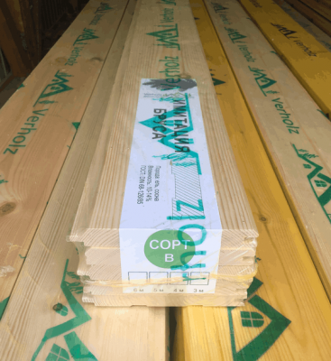 Имитация бруса сорт "Б" 18х135х5000