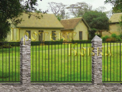 Кованый забор Базовый №1