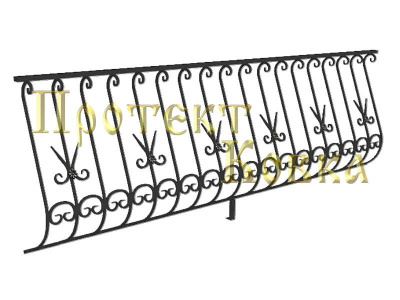 Кованые перила №4
