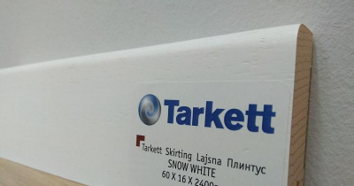 Плинтус Tarkett Snow White (60x16)