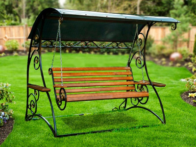 Кованые качели №2 (разборные) (2100х2050х2650)