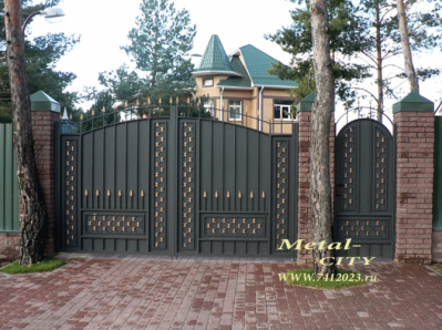 Ворота кованые №16 "Клеопатра"