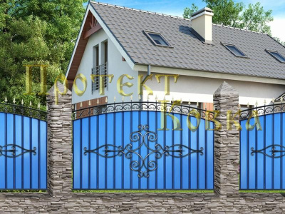 Кованый забор ОСАТ Олимпия МПА