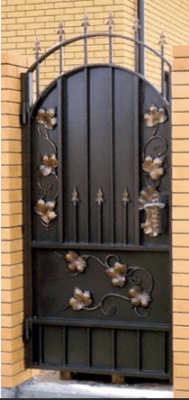 Кованые калитки Чехия