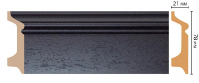 Плинтус Decomaster D122-433 2,4 м (78x21*2400)
