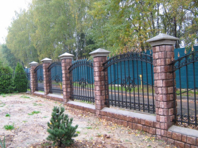 Кованый забор секция КА-15.4