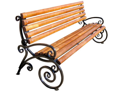 Скамейка Камелия антивандальная 1.5м (1560х860х900)  2м (2060х860х900)