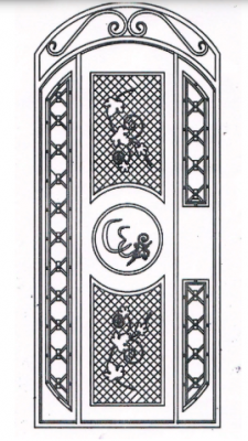 Кованые калитки Фамильная