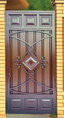 Кованые калитки Комбинированая МП