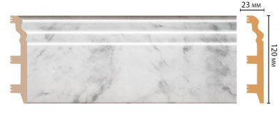 Плинтус Decomaster D233-79 2,4 м (120x23*2400)
