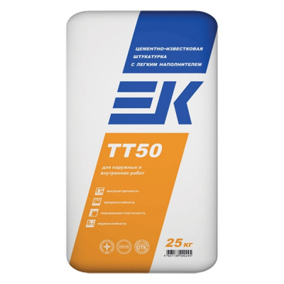 Штукатурка цементно-известковая EK TT50 (25кг)