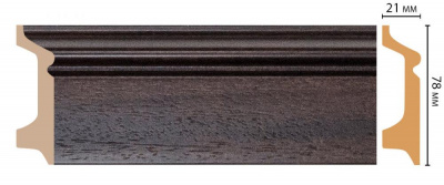 Плинтус Decomaster D122-438 2,4 м (78x21*2400)