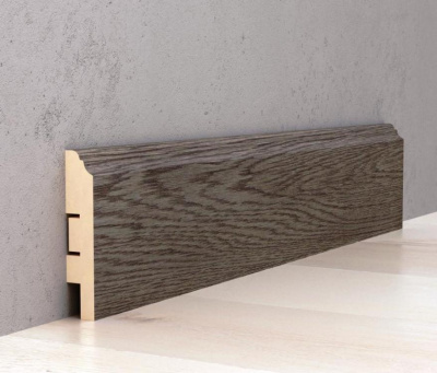 Плинтус Decomaster Дуб Турецкий 2400х80х16 мм (Artiva)