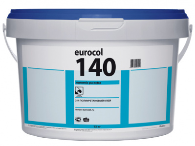 Клей для напольного покрытия Forbo 140 Euromix PU Extra двухкомпонентный ПУ  Клей для напольного покрытия Forbo 140 Euromix PU Extra двухкомпонентный ПУ