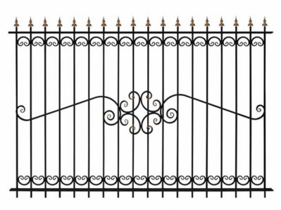 Кованый забор секция К-15.5