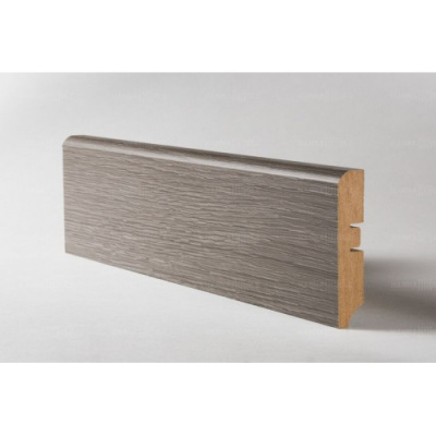 Плинтус Hannahholz Дуб Европейский Серый (2400x81x16)