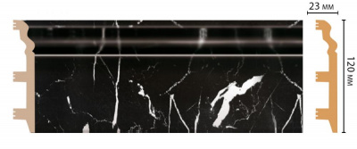 Плинтус Decomaster D233-78 2,4 м (120x23*2400)