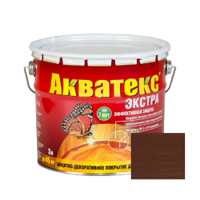 Акватекс Экстра "Орех" 3 л. Акватекс Экстра "Орех" 3 л.