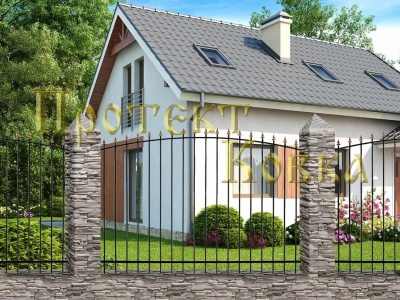 Кованый забор ОСАТ 15-00