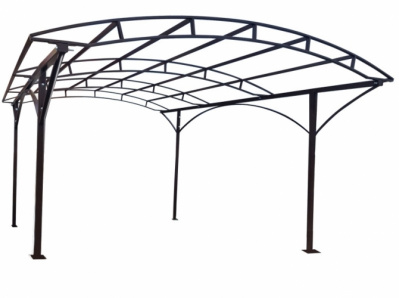 Каркас навеса на одну машину