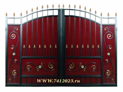 Ворота кованые №15 "Самурай"