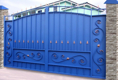 Кованые ворота "Боярские узорные"