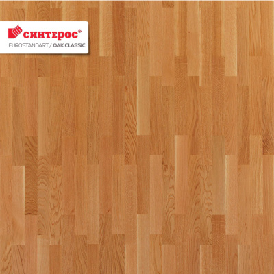 Паркетная доска Sommer Eurostandard Дуб Классический трехполосная