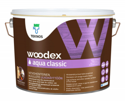 Лессирующий антисептик Teknos WOODEX AQUA CLASSIC
